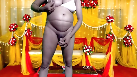 Big tits stepdaughter plays with her stepbrother's cock