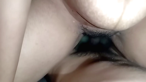 Indian hottie with hairy butt is fucking in the face