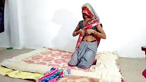 Indian neighbor with hairy pussy watches porn video