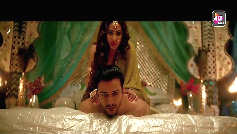 Beautiful brunette is in the most exciting sex scene