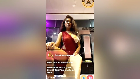 Busty brunette milf shows her sexy beauty in solo video