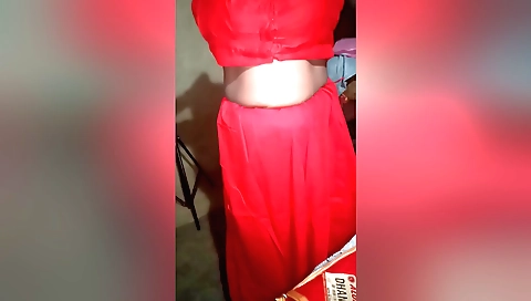 Indian girl 19+ wearing dress and naked in the forest