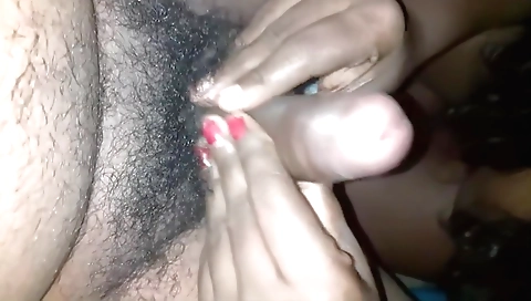 A guy shows his hairy hands in a hot amateur fuck video