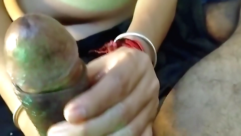 Indian girl sucking stepfather's big dick in homemade porn