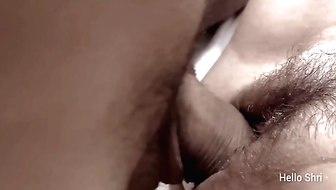 Indian girlfriend makes out with her friend's big cock