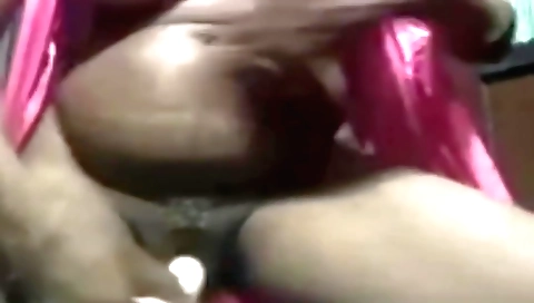 Indian hairy babe gives a good blowjob to vibrator