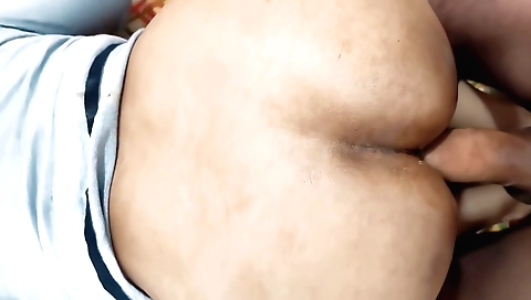 Brunette gets pounded in the woods and also in her hole