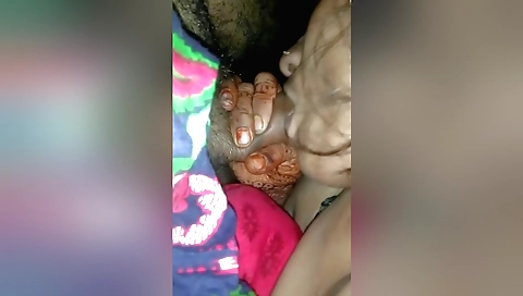 Indian girl has no idea how to make it in front of the webcams