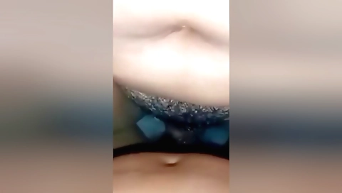 Indian girl squirming while her stepdaughter-in-law is inside