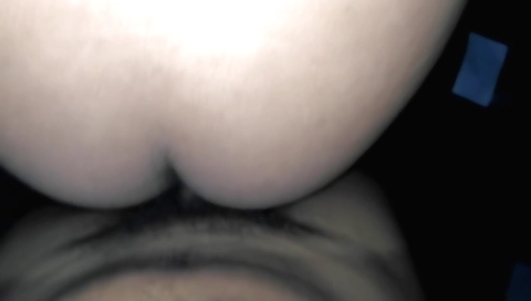 Stepdaughter with a sexy body is on the bed and her pussy