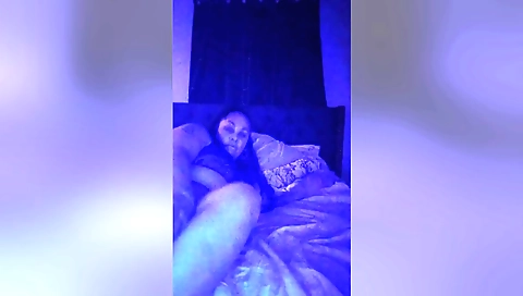 Busty brunette milf with a juicy ass makes herself hot