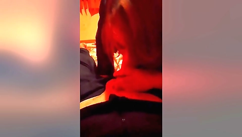 Hot redhead is getting her pussy fucked in amateur pov