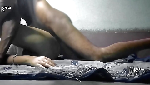 Indian girl in a green dress getting horny with her guy