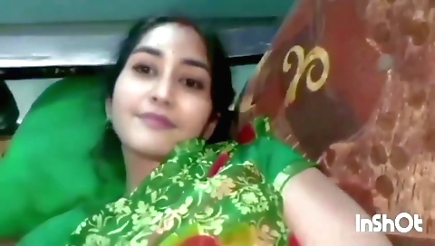 Indian brunette plays with her husband's hairy body