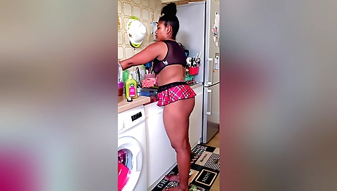 Sexy indian amateur girl in lingerie plays with a dildo