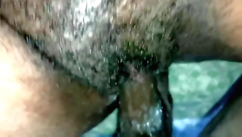 Indian hairy pussy creampied and fucked with my hairy ass