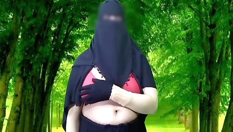 Indian amateur housewife takes her pussy in doggystyle