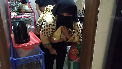 Busty pornstar enjoys hot bondage with her man at home