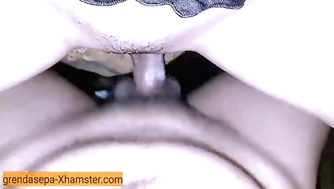 Hot girl in stockings gets fucked by a dude and her wife