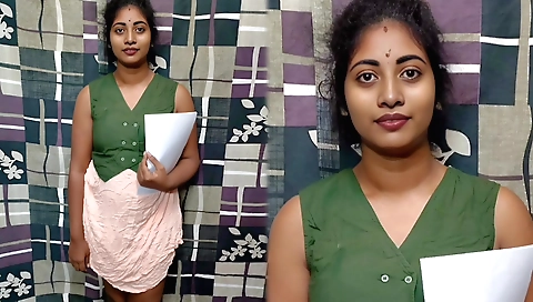 Hindi girl with a hot beauty face shows her love for sex