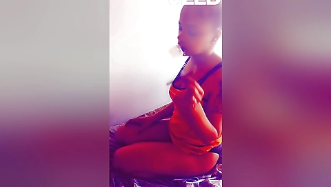 Indian brunette with huge natural boobs gets a blowjob