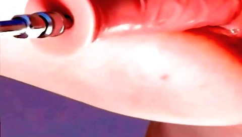 Indian college girl with big boobs sucking a dildo