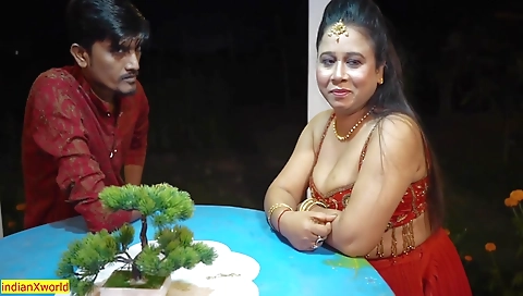 Indian girl is playing with her body as a real love