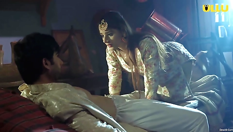 Busty brunette teen is playing with a big toy and getting fucked