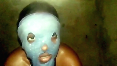 Busty brunette gets naked and fucks herself in solo video