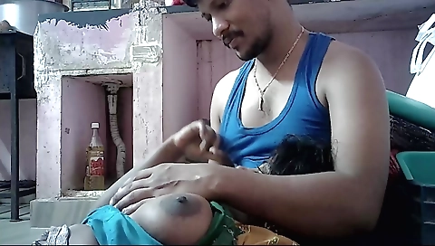 My big natural boobs are showing on a webcam video