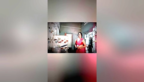 Indian amateur milf gets wet in the rain and fucked