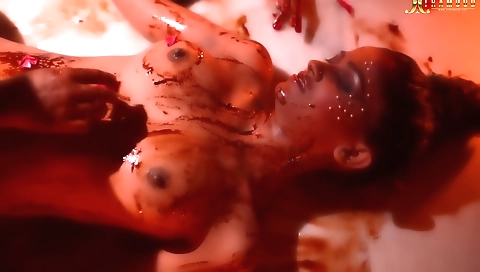 Brunette brunette 18+ sucks on big cock and gets fucked