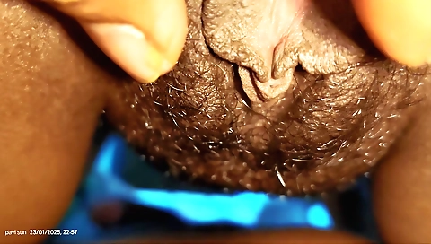 Indian hairy girl has a nice pussy and a nice pussy