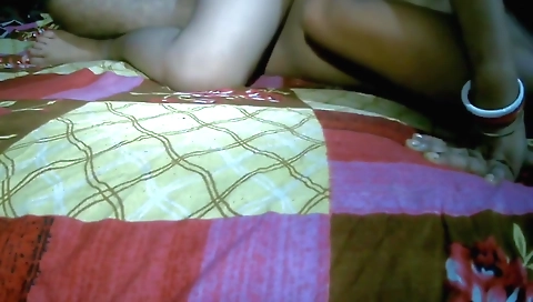 Webcam video of cute girl showing her body to the camera