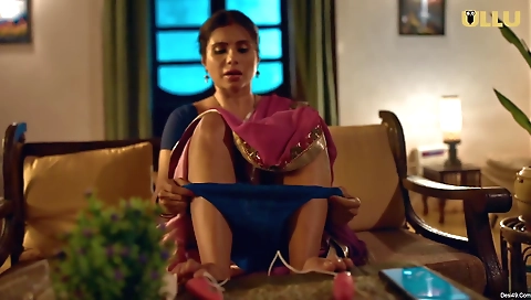 Horny brunette in stockings takes off her lingerie