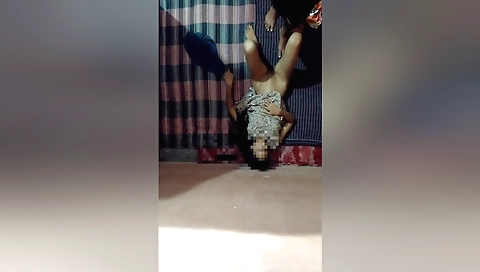 Amateur stepbrother and stepsister having sex in the home