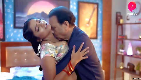 Babuji 2 is a stunning brunette with big tits and sexy body