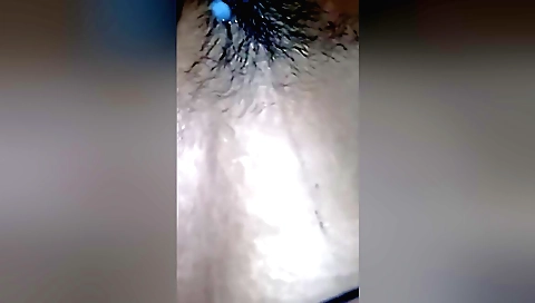 Indian girl with hairy pussy gets her pussy creampied