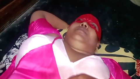 Indian brunette gets fucked by her big dick doggy style