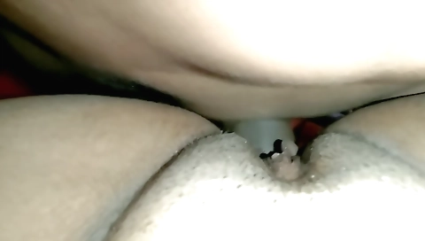 Indian chick with a shaved pussy got fucked on a webcam