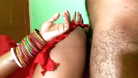 Busty brunette with big ass is going to fuck her lover