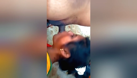 Indian brunette wife takes a huge dick inside and rides it