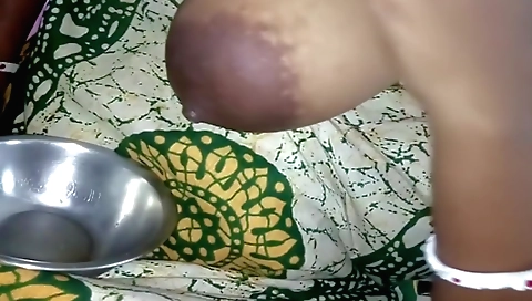 Indian babe masturbates with milk in her wet pussy